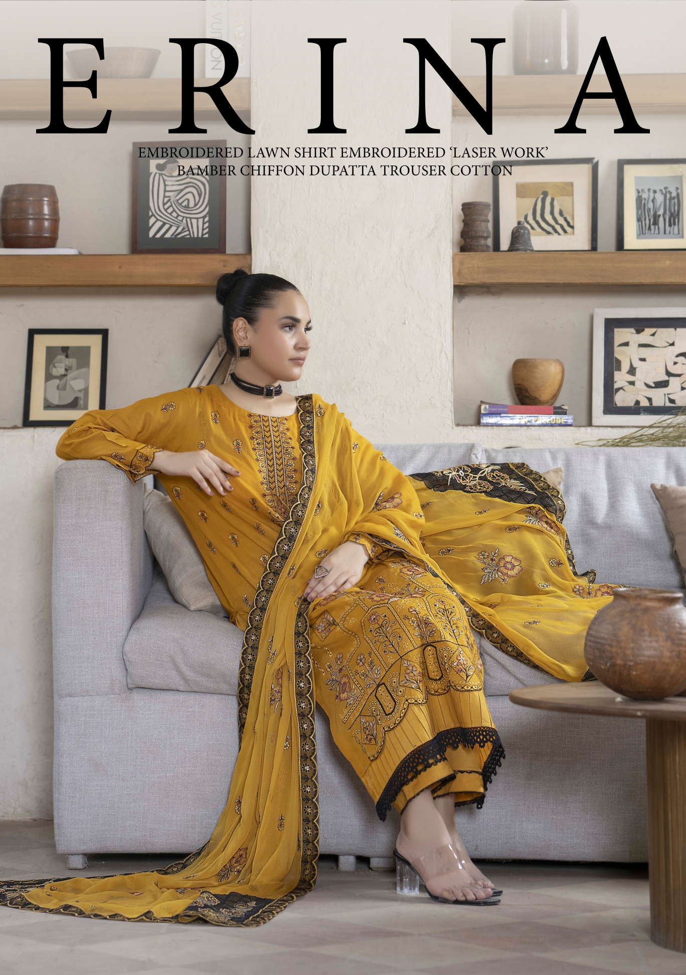 Erina Emb Lawn Collection
